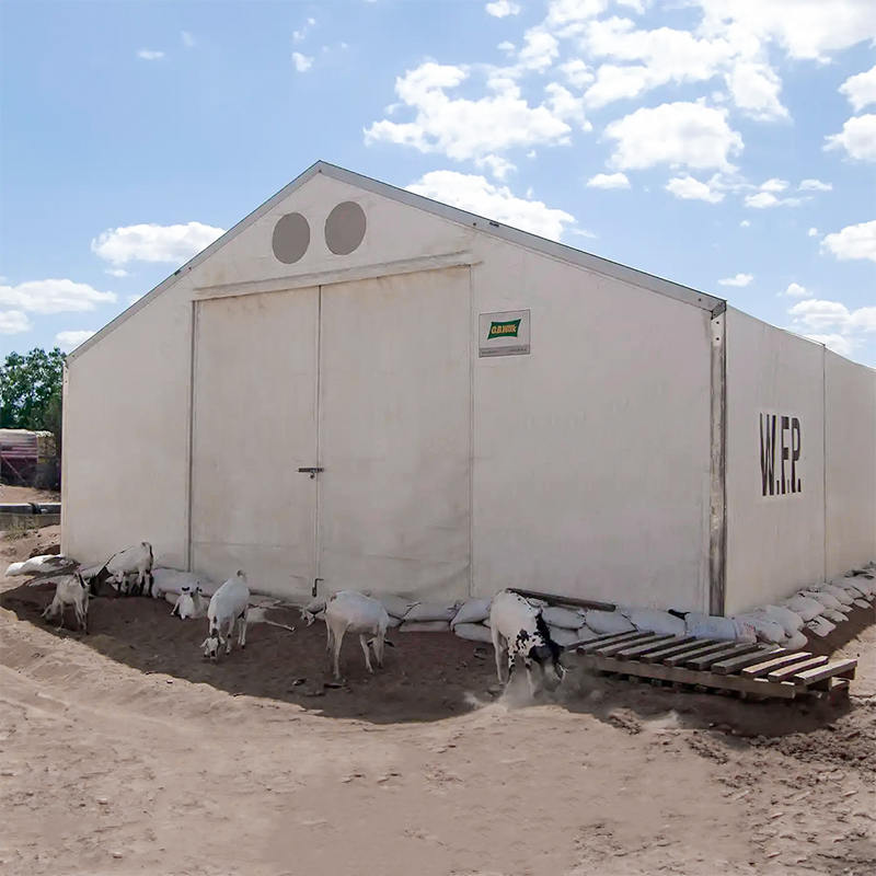 IFRC/ICRC/WFP/IOM szabványos tűzálló UV-álló 10x24 m-es sátoros mobil tárolóegységek (MSU)