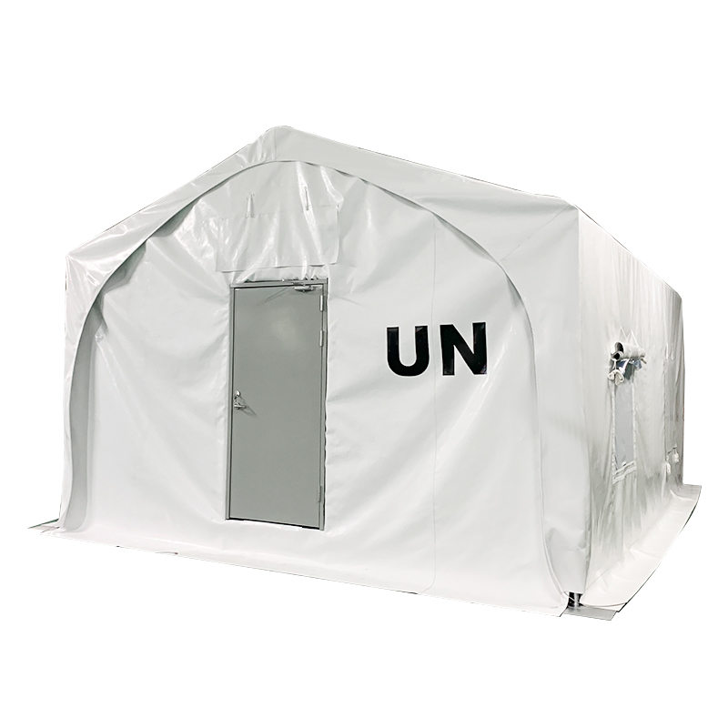 5x7 m típusú membránnal borított acélvázszerkezetű tehermentesítő sátor