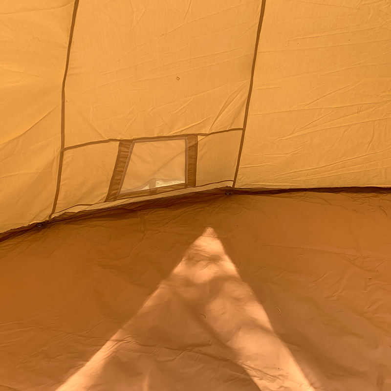 4 méteres egyoszlopos Tipi családi kemping vászonsátor