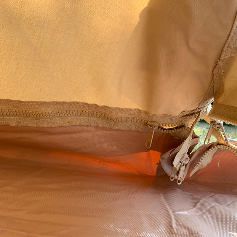 4 méteres egyoszlopos Tipi családi kemping vászonsátor