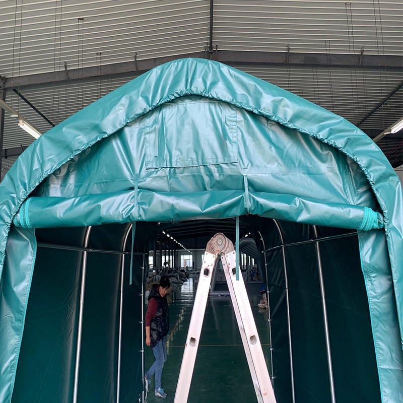 2,4x3,6 esőálló PVC Canopy hordozható autóbekötő