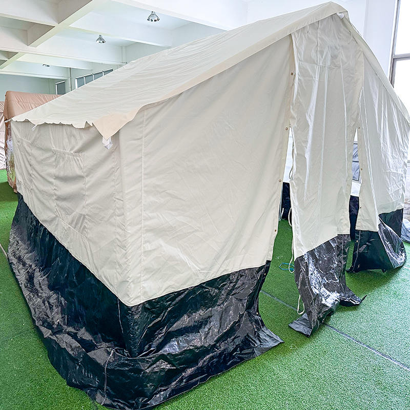 ICRC IFRC UNHCR Standard 5 személyes, dupla összecsukható családi sátor minden időjáráshoz