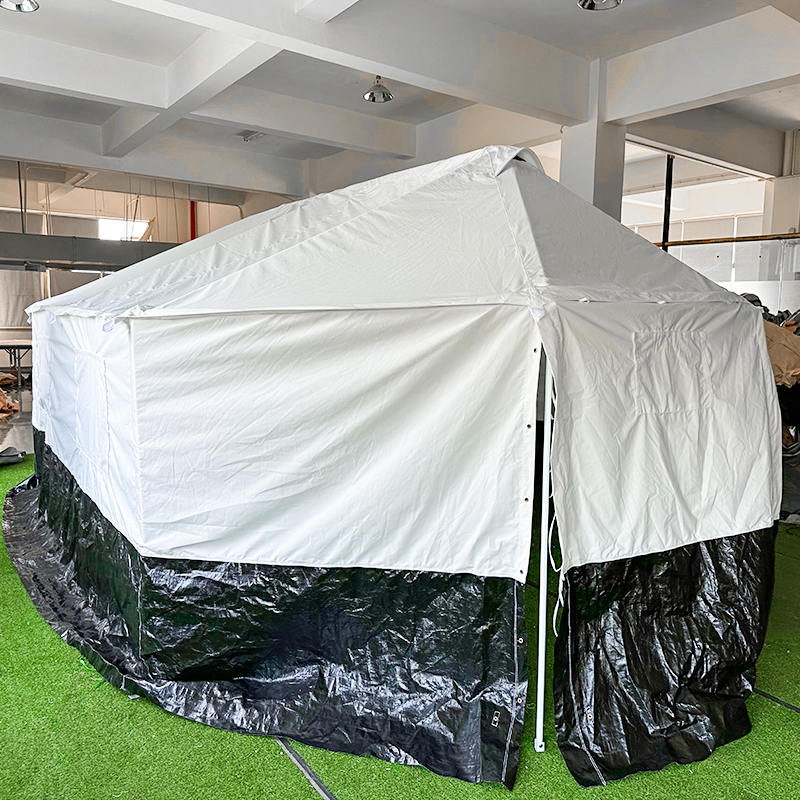 ICRC IFRC UNHCR Standard 5 személyes, dupla összecsukható családi sátor minden időjáráshoz