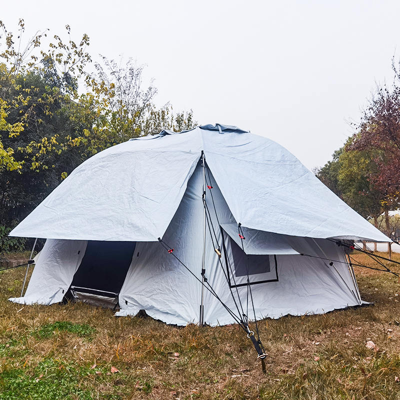 Geodézikus kupolasátor 5 személyes, önálló geodéziai családi sátor