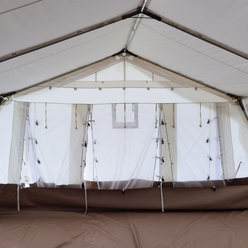 MSF/ICRC/IFRC szabványos, 45 m²-es többcélú sátortalp sátor iskoláztatáshoz, irodához, klinikához