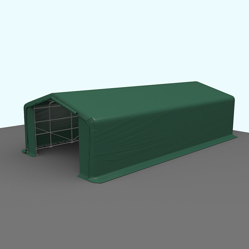 6x12 2,6 m oldalmagasságú, magas hőmérsékletnek ellenálló ipari raktári sátrak