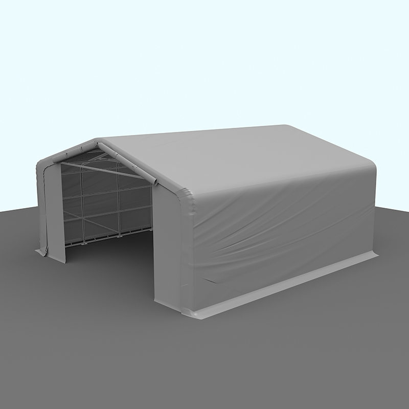 7x7 2,6 m oldalmagasságú ipari és kereskedelmi raktári árnyékoló sátor hordozható sátorterem