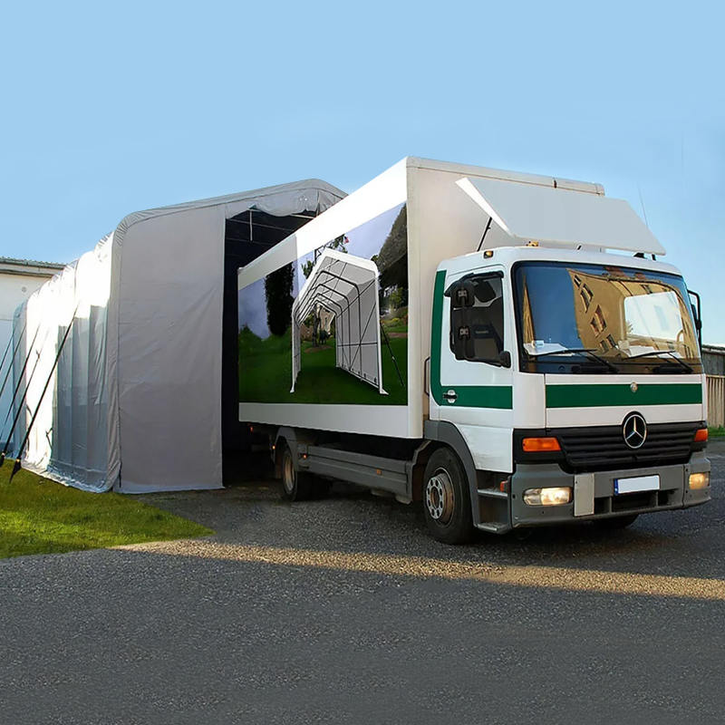 8X12 4m oldalmagasság UV-álló raktári árnyékoló sátor napvédő