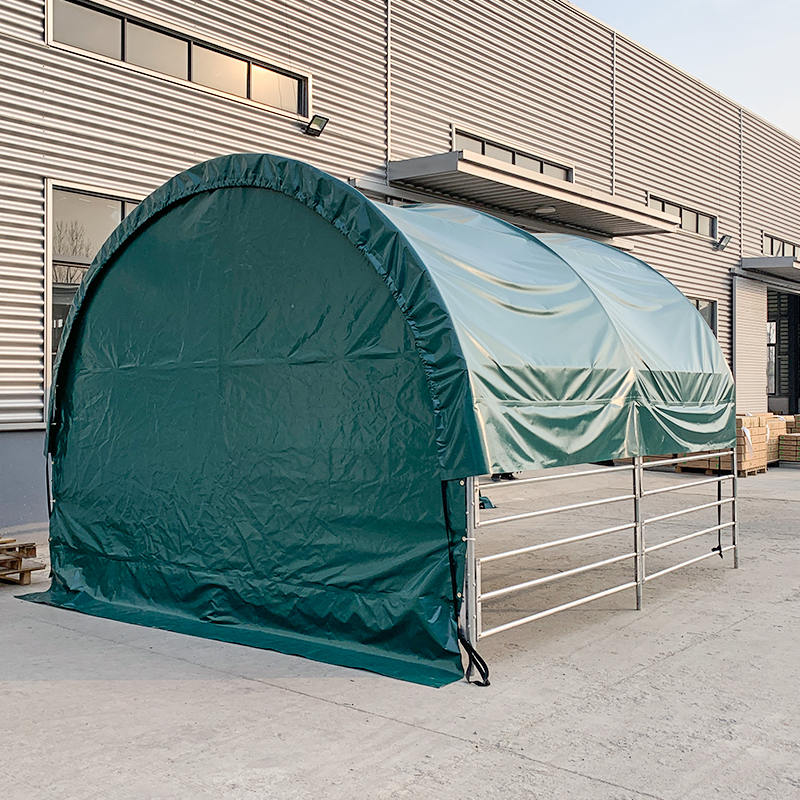 4x4mx3,15m-es hordozható állatmenedékek lovak, tehenek, juhok számára