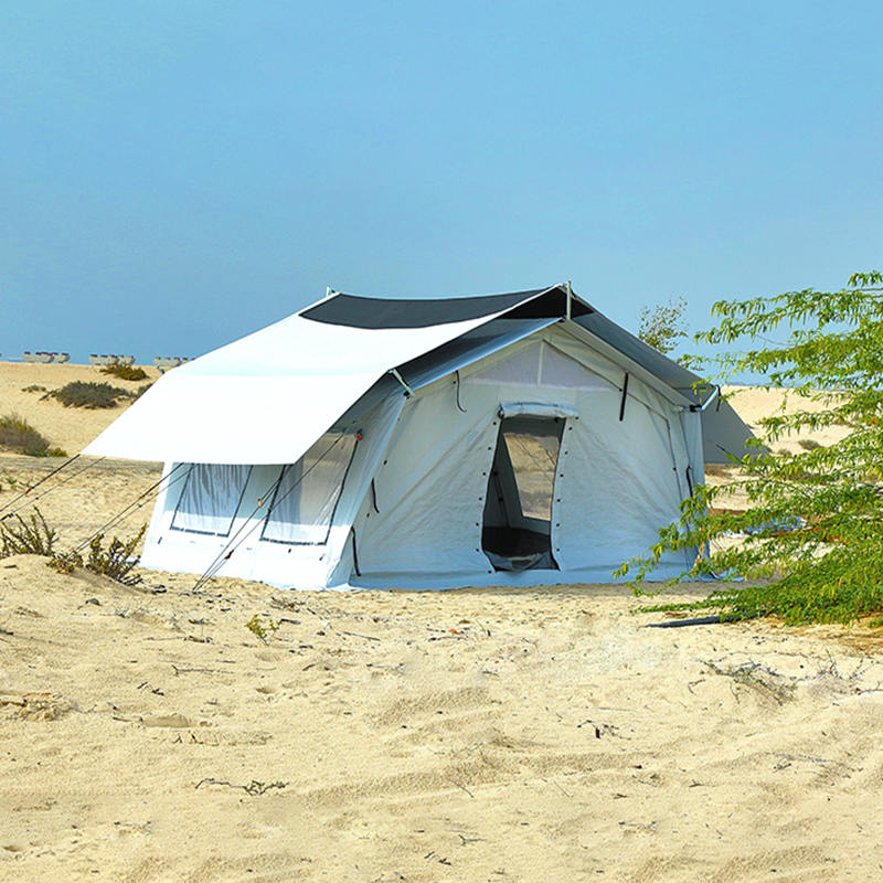 UNICEF szabványos 24 m²-es többcélú sátorsátor jó szellőzőrendszerrel