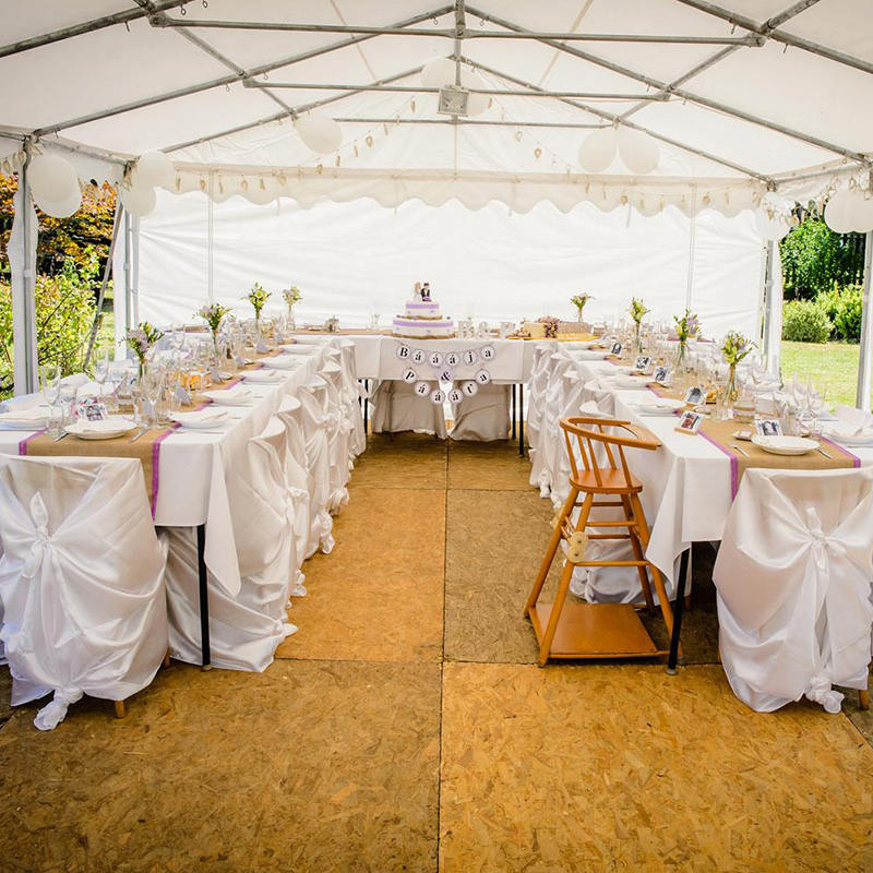 7x15m PVC party sátor Luxus sátor kerti partihoz