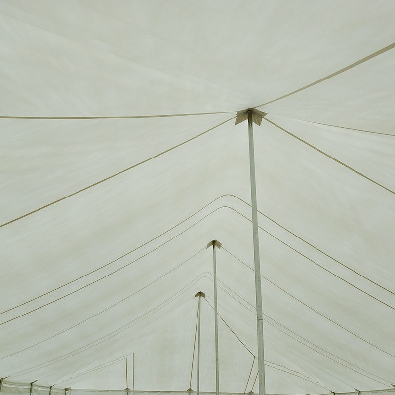 9x18m hagyományos PVC nagy teherbírású rúdsátor