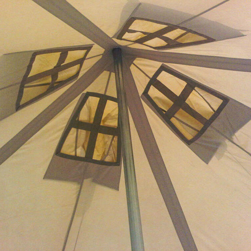 5x5m 8-12 személyes vászon hadsereg sátor katasztrófa-mentő sátor