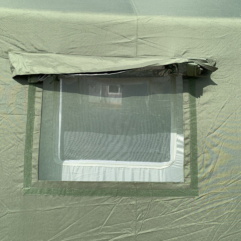 30 m²-es gyors bevetésű katonai parancsnokság felfújható sátor