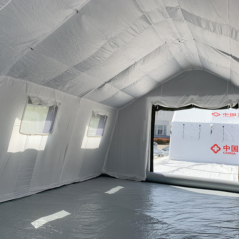 30 m²-es gyors bevetésű katonai parancsnokság felfújható sátor