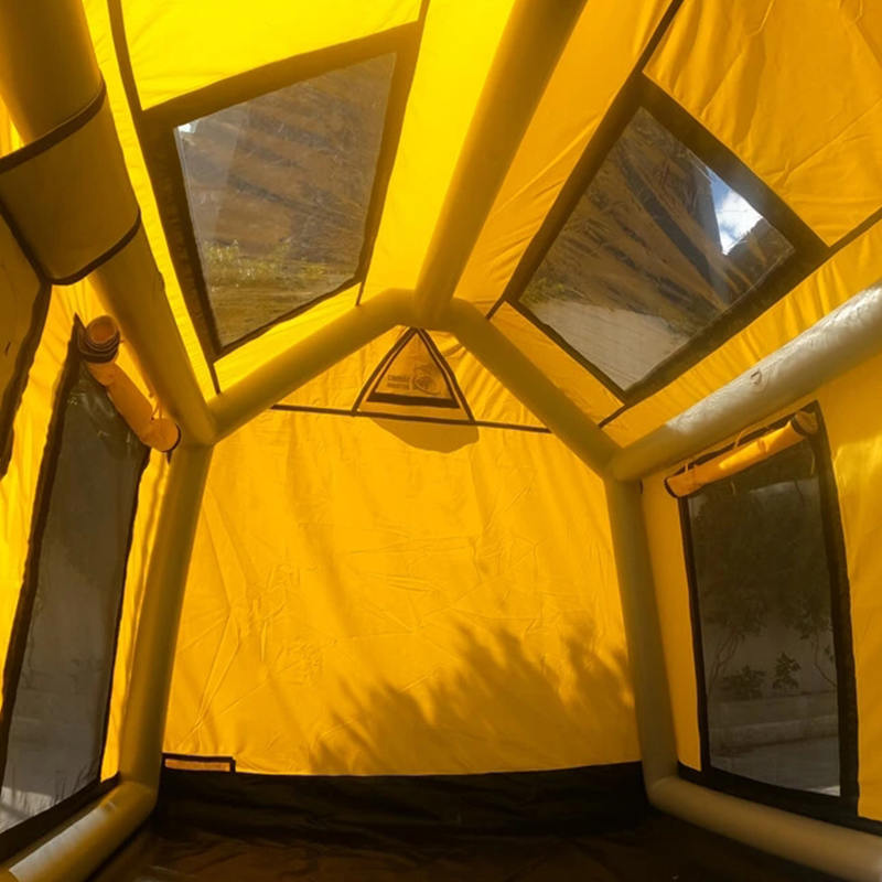 2-4 személyes, négy évszakos Glamour felfújható kempingsátor