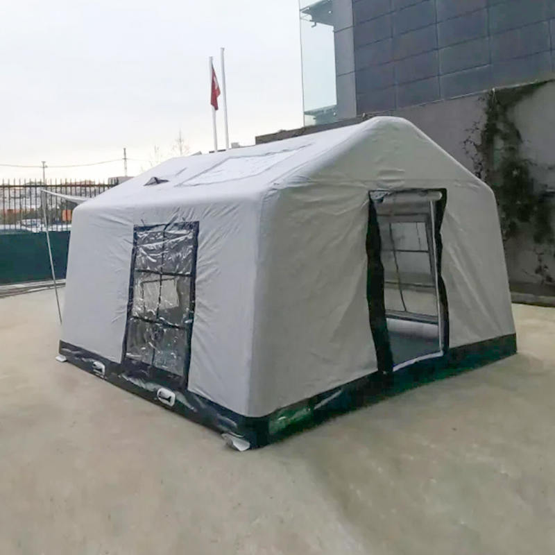 8-10 személyes, négy évszakos Glamour tűzálló és antibakteriális felfújható kempingsátor