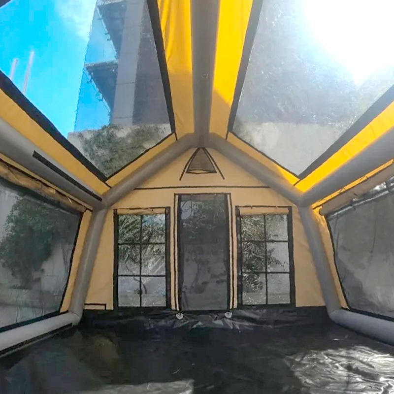 8-10 személyes négy évszakos panorámás felfújható kempingsátor